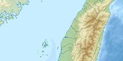 Mappa dell'isola di Taiwan