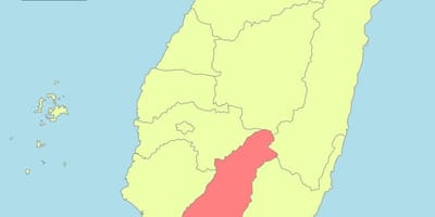 Mappa di kaohsiung, Taiwan