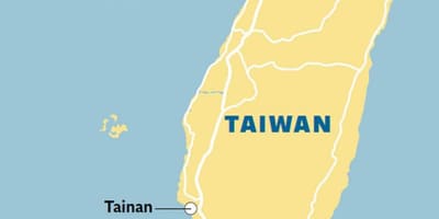 Taiwan, tainan mappa