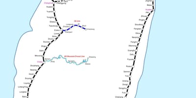 Mappa di Taiwan lrt