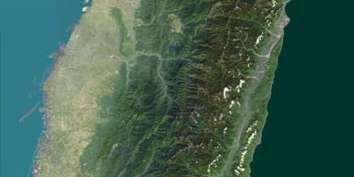 Mappa di Taiwan satellitare