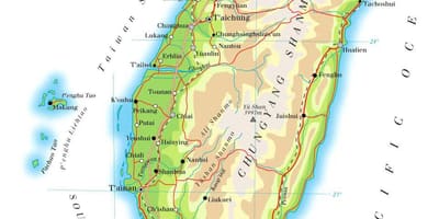 Taiwan autostrada mappa
