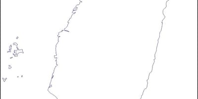 Mappa di Taiwan vuoto